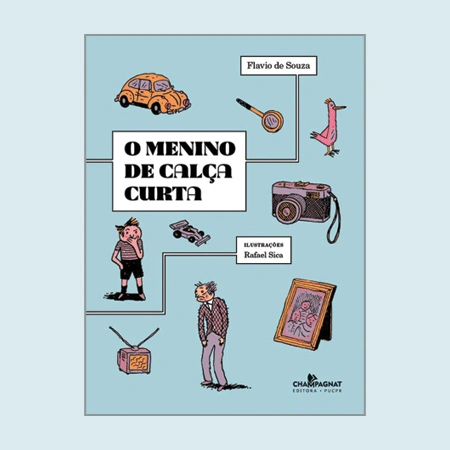 O menino de calça curta