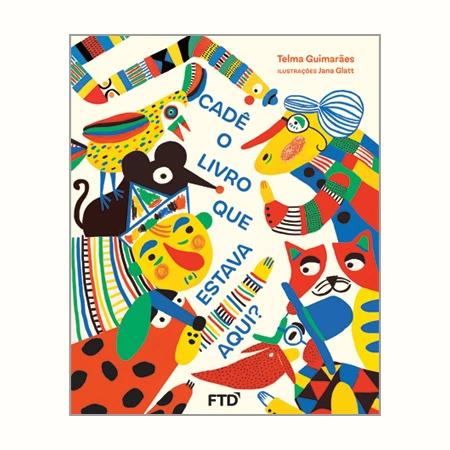Cadê o livro que estava aqui?