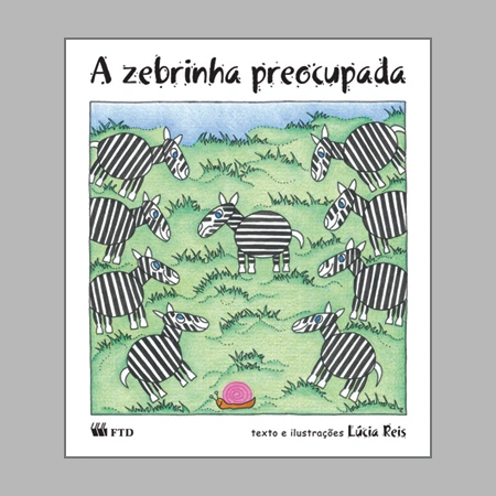 A zebrinha preocupada